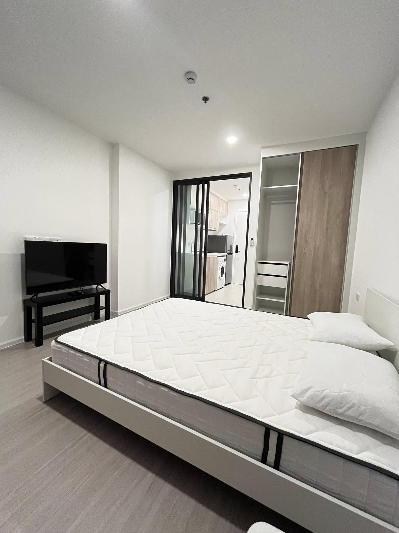 ให้เช่าห้องแบบ Studio 1ห้องน้ำ 1ครัวแยก โซนพื้นที่ BTSหมอชิต MRTจตุจักร คอนโด Denim Jatujak (เดนิม จตุจักร) ขนาดห้อง 23 ตรม. ชั้น 15 ตึก A