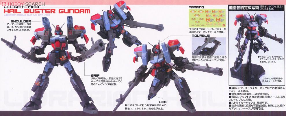 60398 1/100 HALE BUSTER GUNDAM 2500 เยน