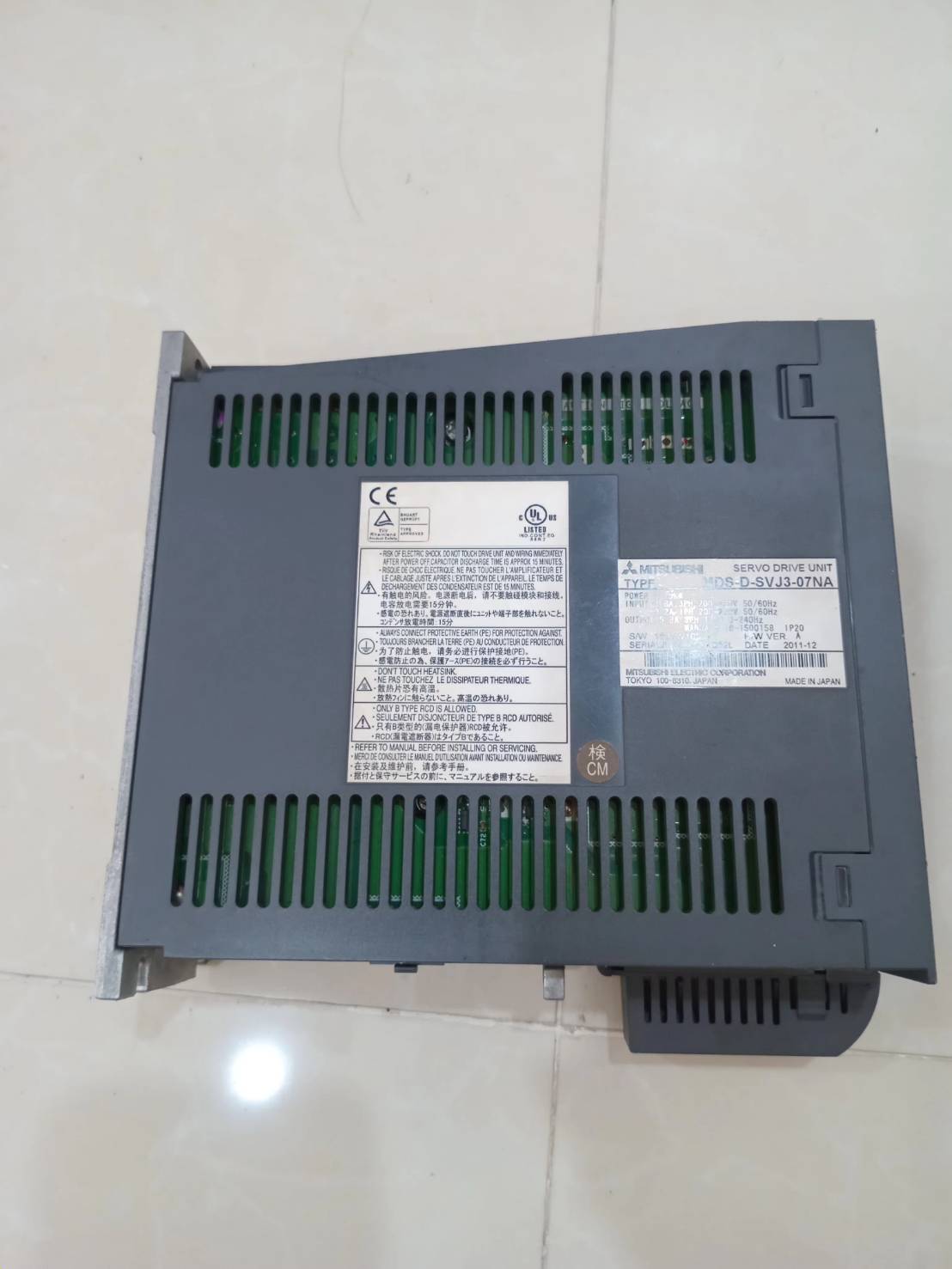MITSUBISHI MDS-D-SVJ3-07NA Servo Drive/Servo Control