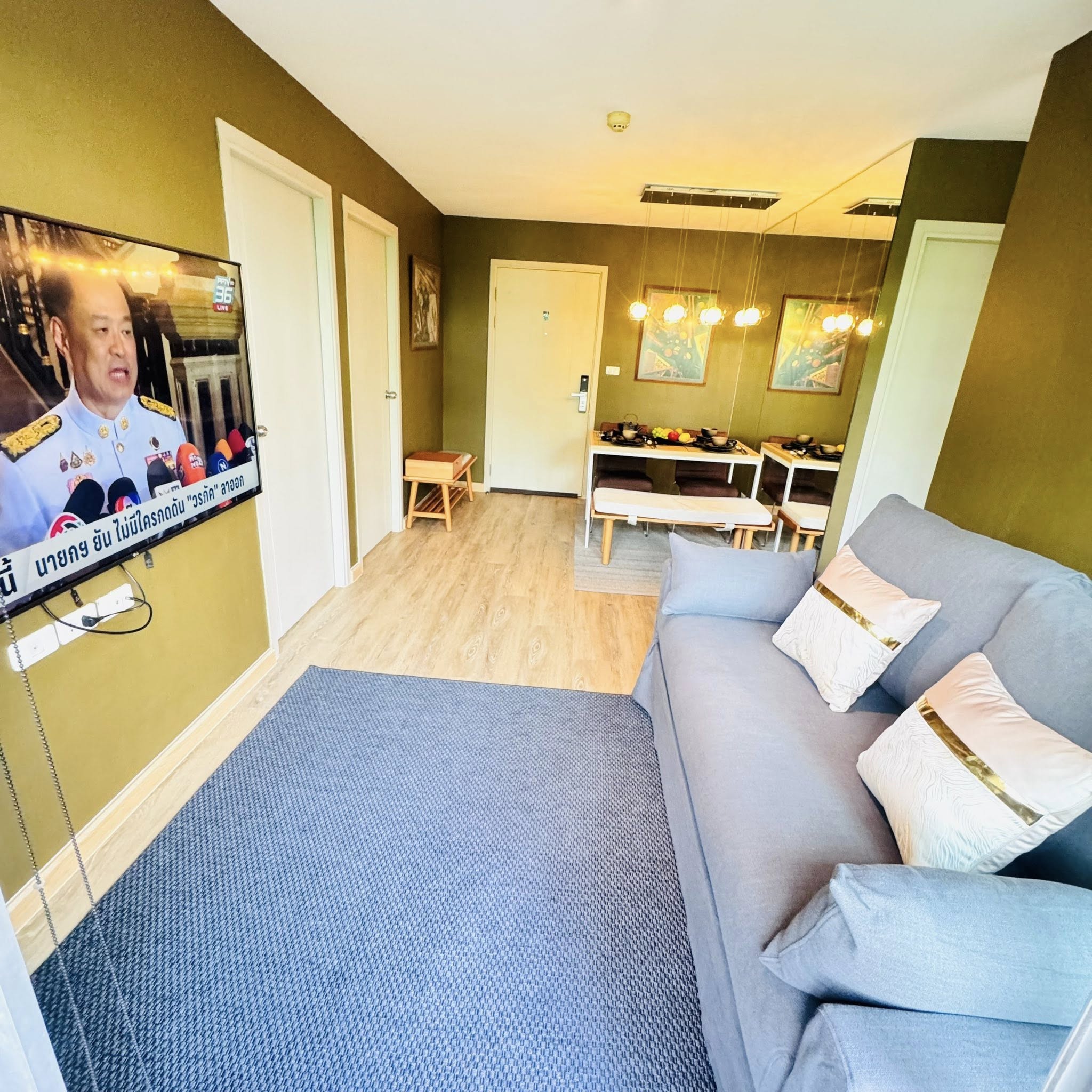 ให้เช่าคอนโด Elio Del Ray (เอลลิโอ เดลเรย์) โซน รถไฟฟ้า BTS ปุณณวิถี 2ห้องนอน / 1ห้องน้ำ ขนาดห้อง 47 ตรม. ชั้น 3 ตึก E