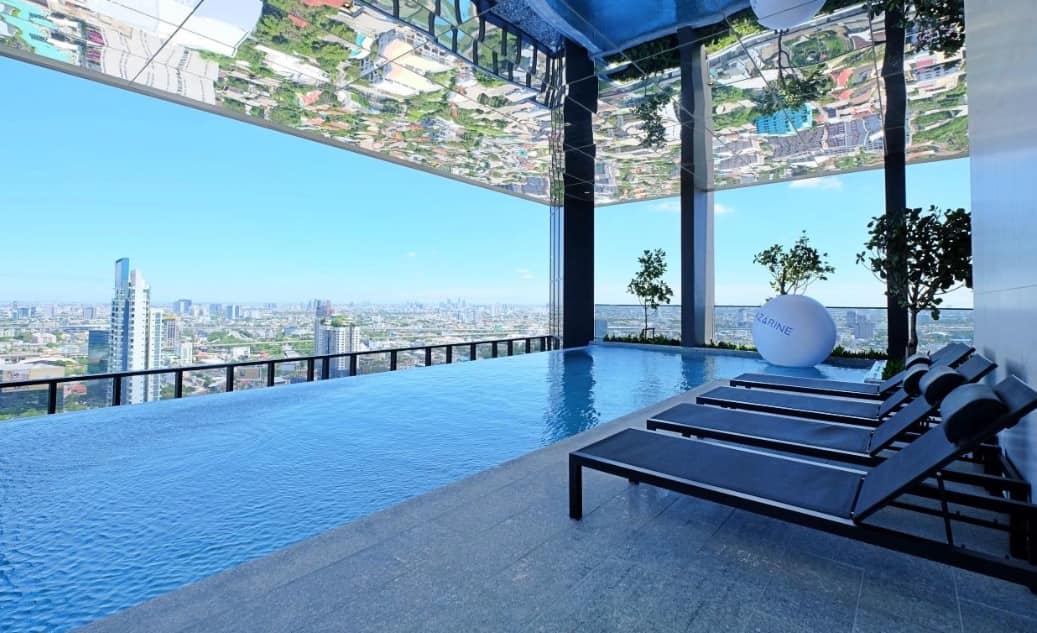 ปล่อยเช่าคอนโด Mazarine Ratchayothin (แมสซารีน รัชโยธิน) - Studio 1ห้องน้ำ 1ห้องครัว - ใกล้ BTS รัชโยธิน - ขนาดห้อง 25 ตรม. ชั้น 17