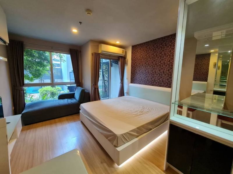 ปล่อยเช่าคอนโด Casa Condo Ratchada-Ratchaphruek (คาซ่า คอนโด รัชดา-ราชพฤกษ์) - Studio 1ห้องน้ำ - ใกล้ BTS ตลาดพลู / The mall ท่าพระ - ขนาดห้อง 27 ตรม. ชั้น 5 วิวสระและสวน