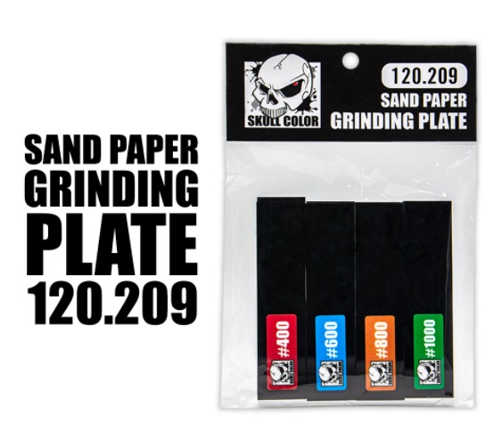 skull 120.209 sanding paper grinding plate เพลทรองกระดาษทราย (8 ขิ้น)