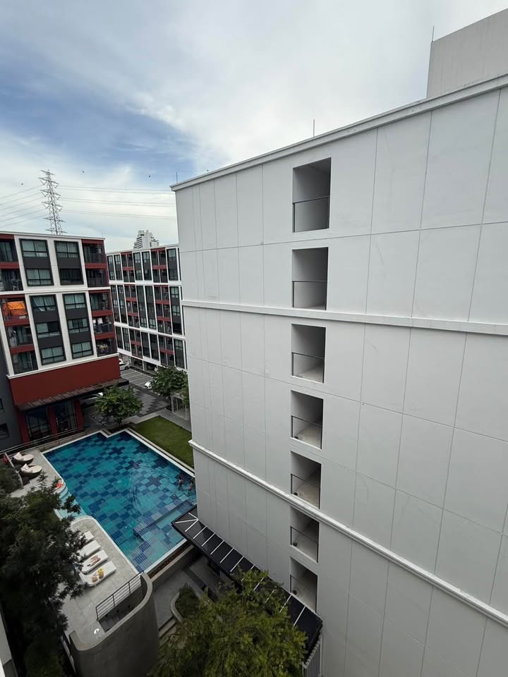 ให้เช่าคอนโด Niche Mono Rama 9 (นิช โมโน พระราม 9) โซนพื้นที่ MRT พระราม 9 ถนนเทียบร่วมมิตร ห้องแบบ 1ห้องนอน / 1ห้องน้ำ ขนาดห้อง 26.67 ตรม. ชั้น 7 ตึก B