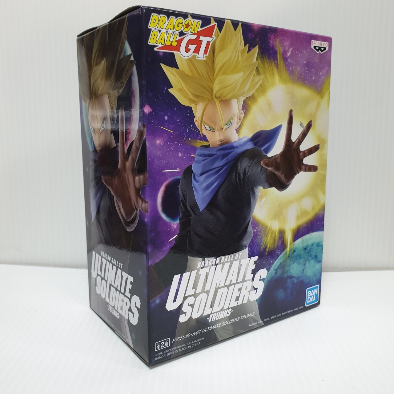 (เหลือ1ชิ้น ทักแชทก่อนโอน) 4983164173154 dragon ball gt ultimate soldiers-trunks-(b:super saiyan trunks)