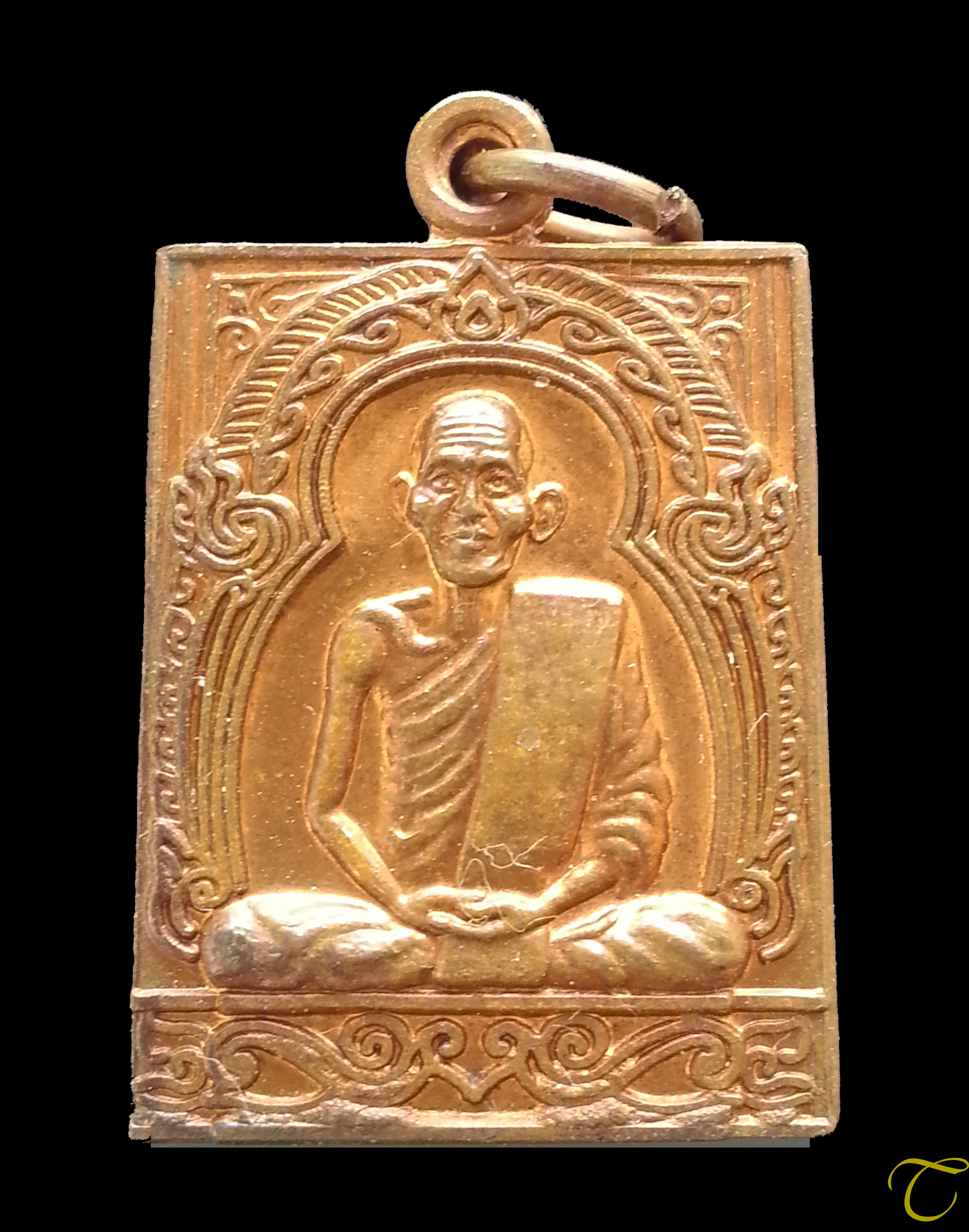 เหรียญหลวงปู่จันทร์ สุเมโธ วัดทุ่งเฟื้อ จ.นครศรีธรรมราช รุ่นกตัญญู เนื้อทองแดง ปี ๒๕๕๐