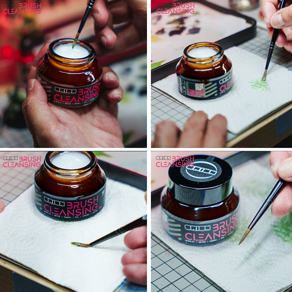 8853100904530 brush cleansing 50ml.น้ำยาทำความสะอาดพู่กัน