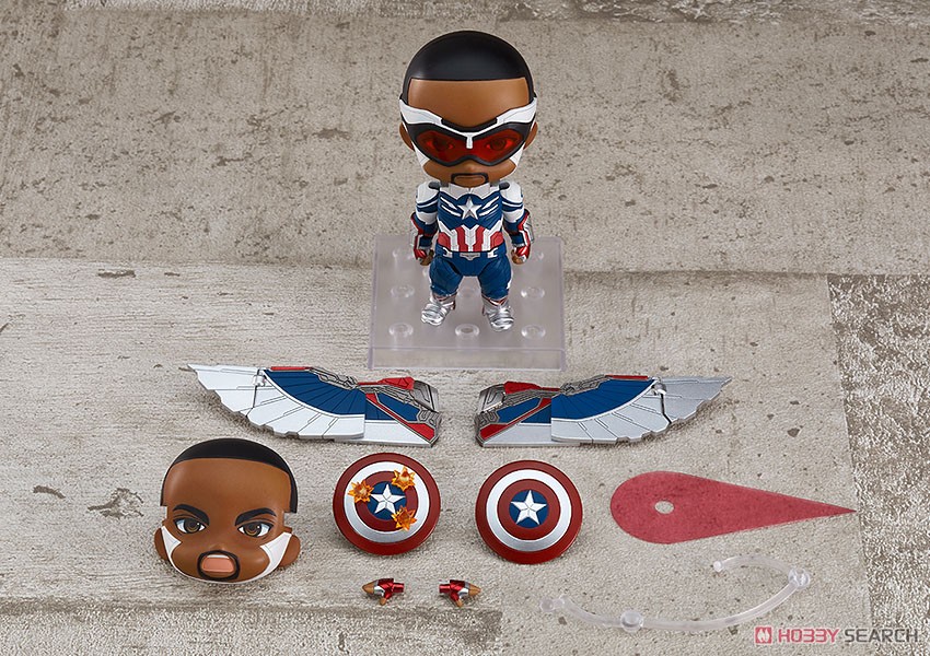 gsc 4580590124806 Nendoroid Captain America (Sam Wilson) Dx