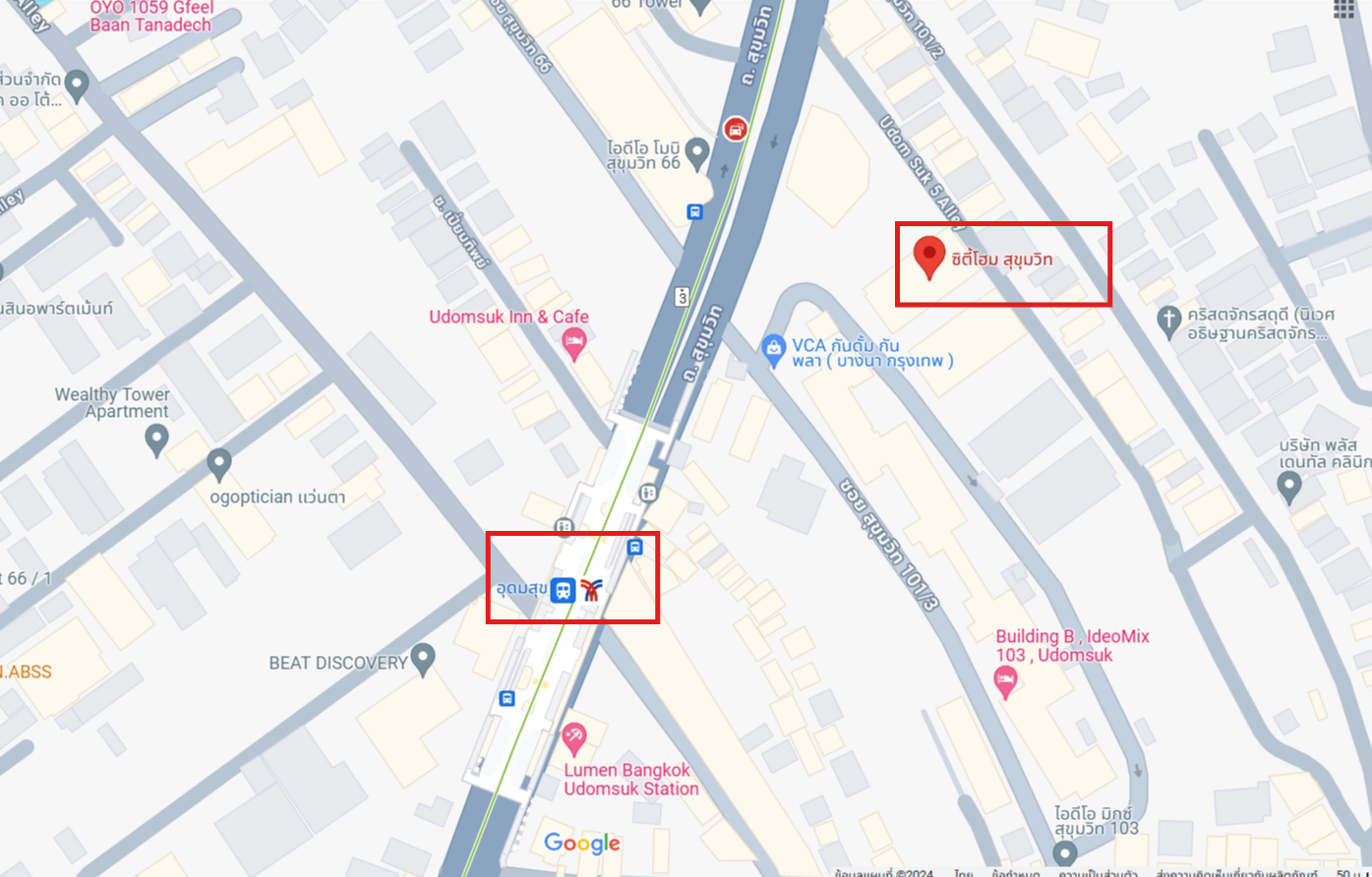 ปล่อยเช่าคอนโด ซิตี้โฮม สุขุมวิท 101/2 (City Home Sukhumvit) - Studio 1ห้องน้ำ 1ห้องครัว - ใกล้ BTSอุดมสุข - ขนาดห้อง 30 ตรม. ชั้น 2 ตึกA1