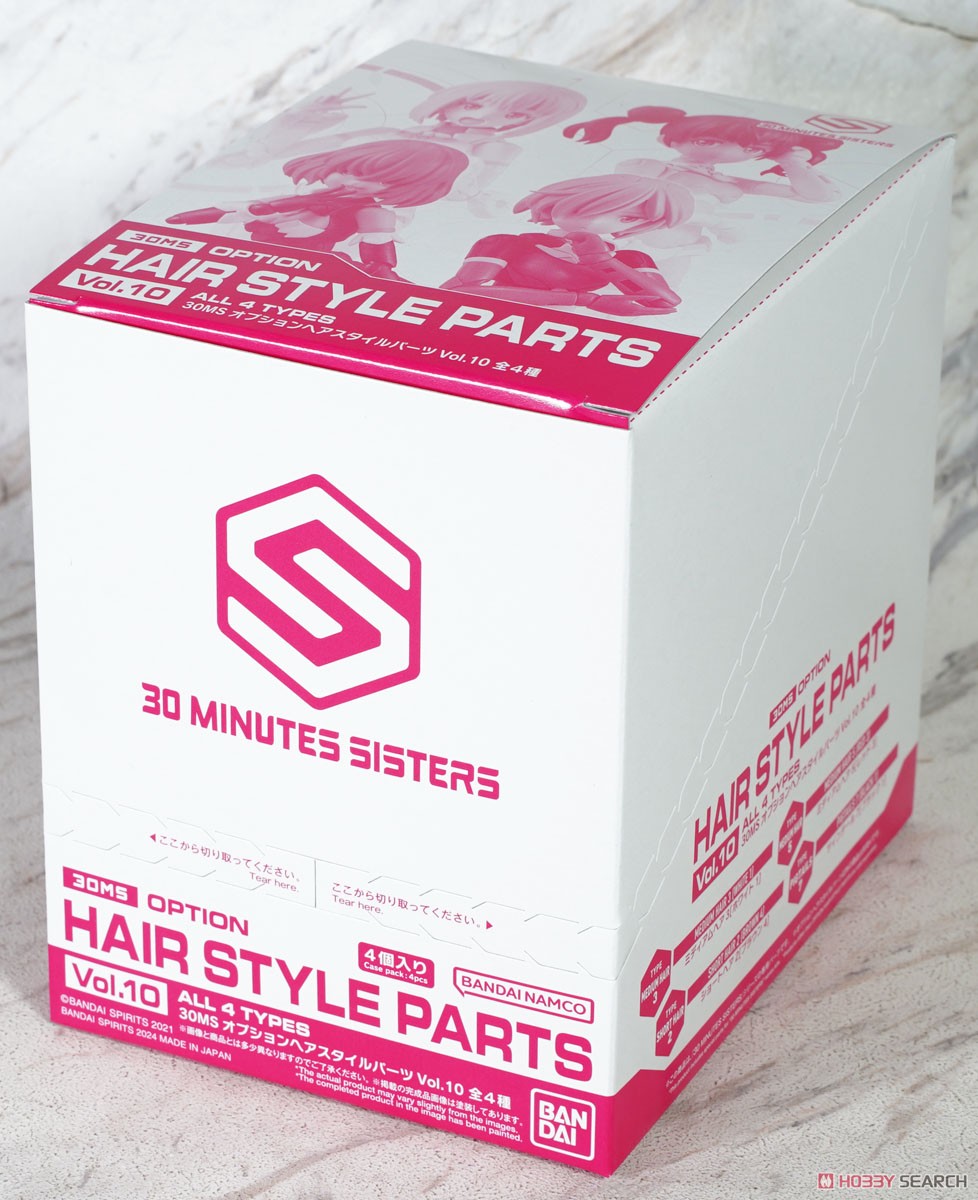 Bandai 4573102671394 30MS OPTION HAIR STYLE PARTS Vol.10 ALL 4 TYPES