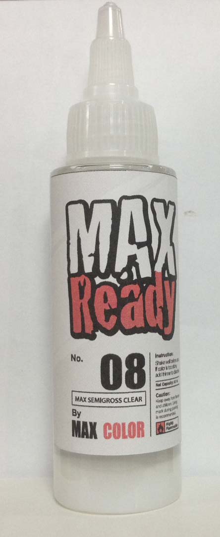 130108 max 8 semi gloss clear สีใส กึ่งเงากึ่งด้าน