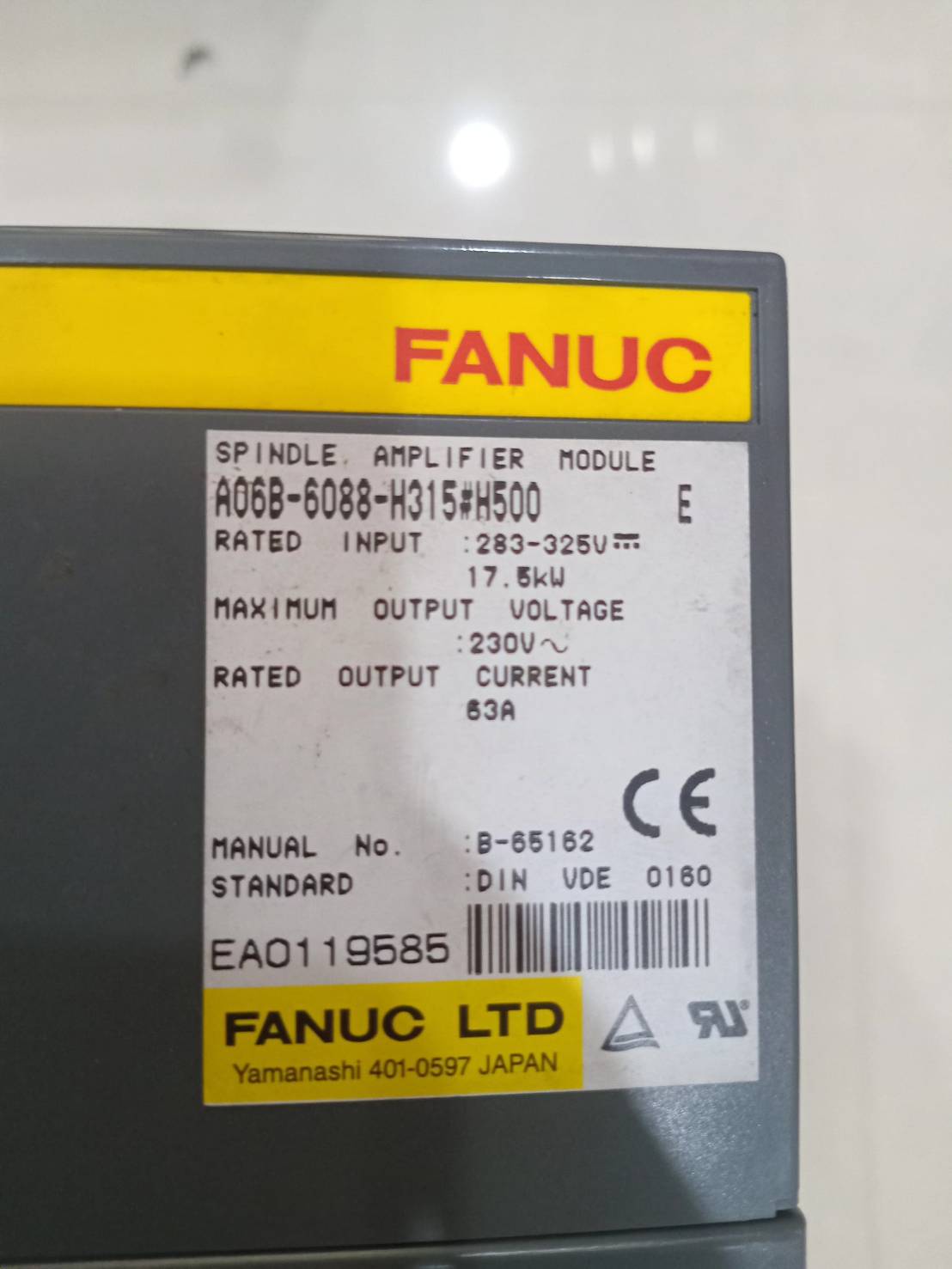 FANUC A06B-6088-H315