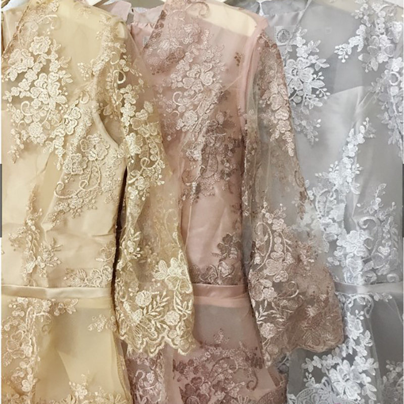 kudapy เซท 2 ชิ้น ใส่ออกงาน เซตเสื้อลูกไม้+กระโปรงยาว สีเทา/กะปิ เสื้อลูกไม้แขนสามส่วน คอวี เอวระบาย ผ้าไม่ยืด