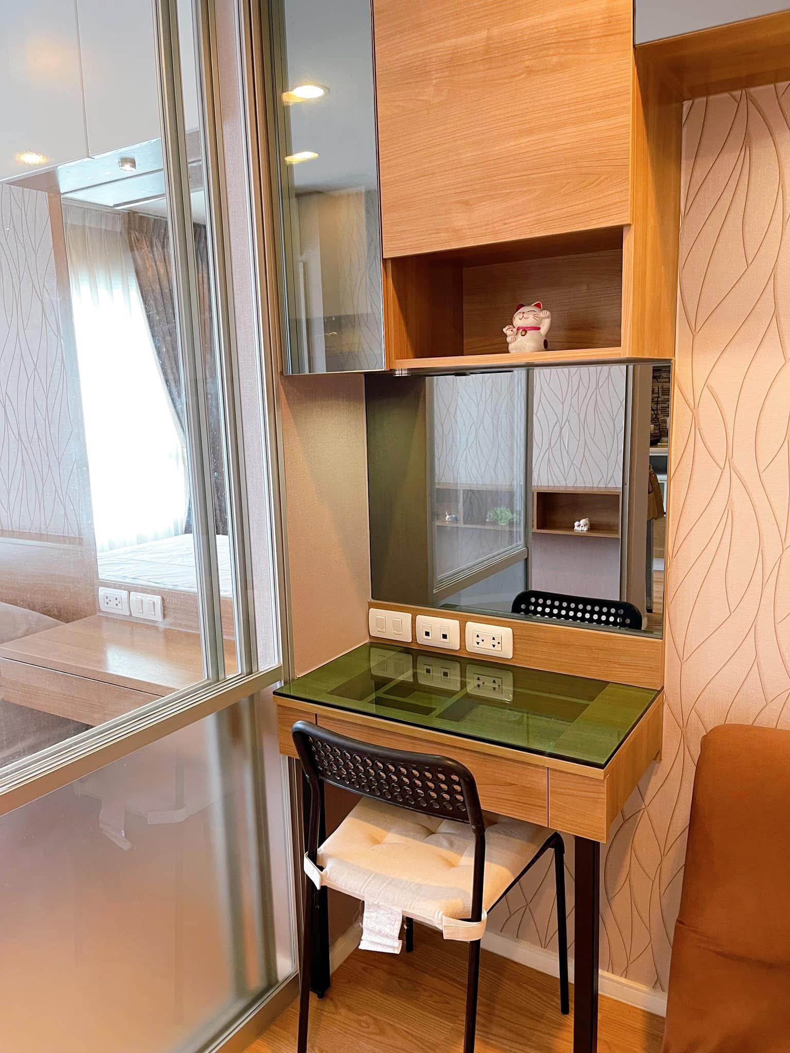 ให้เช่าคอนโด Lumpini Ville On Nut-Phatthanakan (ลุมพินี วิลล์ อ่อนนุช-พัฒนาการ) โซนพื้นที่ MRT ศรีนุช Airport Link พัฒนาการ 📍 ห้องแบบ 1ห้องนอน / 1ห้องน้ำ · ขนาดห้อง 26.75 ตรม. ชั้น 7 ตึก C1