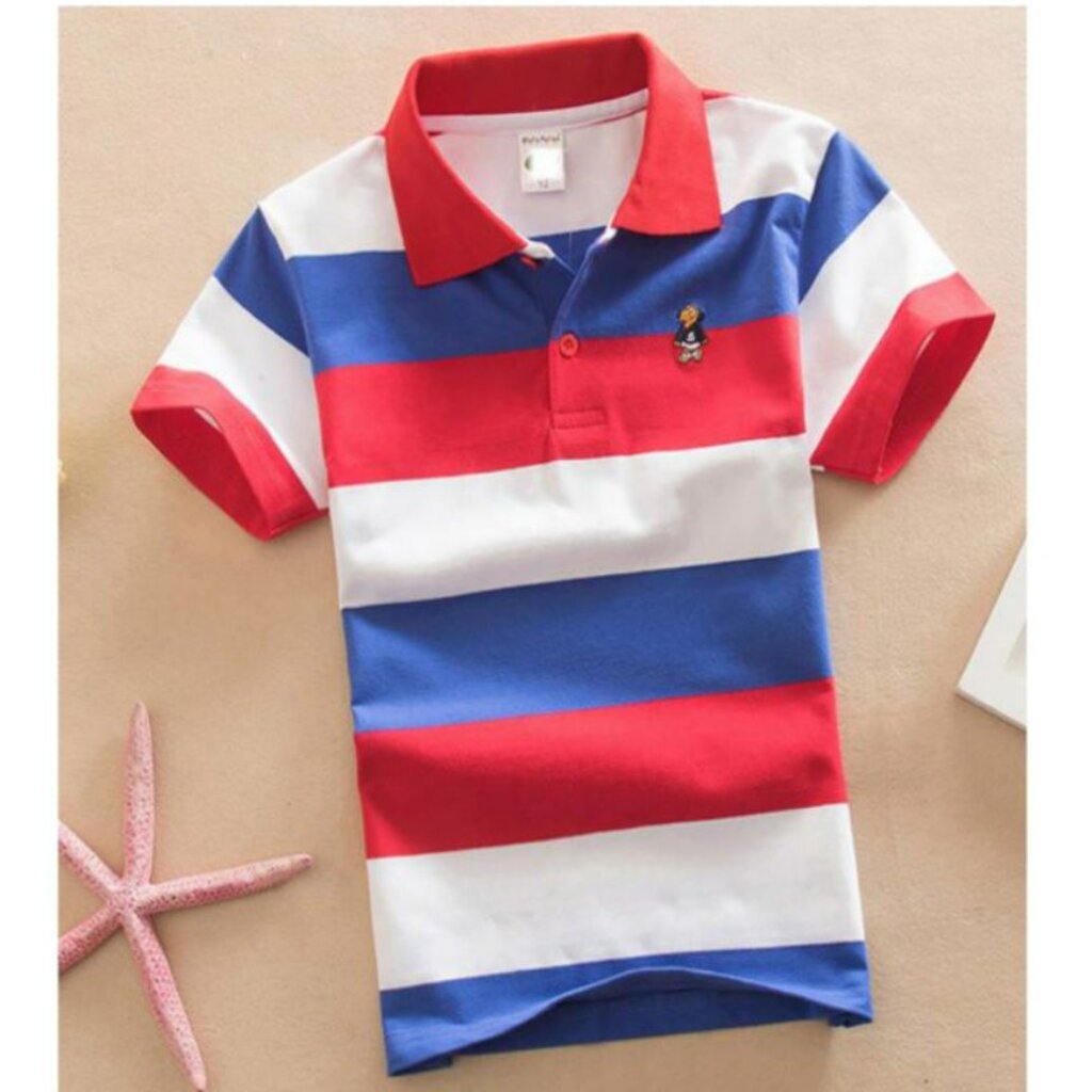 เสื้อคอปกเด็กโต ผ้านุ่ม งานดี ส่งจากไทย