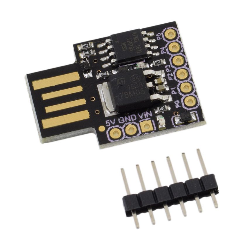 Digispark ATTiny85 บอร์ดพลังจิ๋ว Arduino Compatible