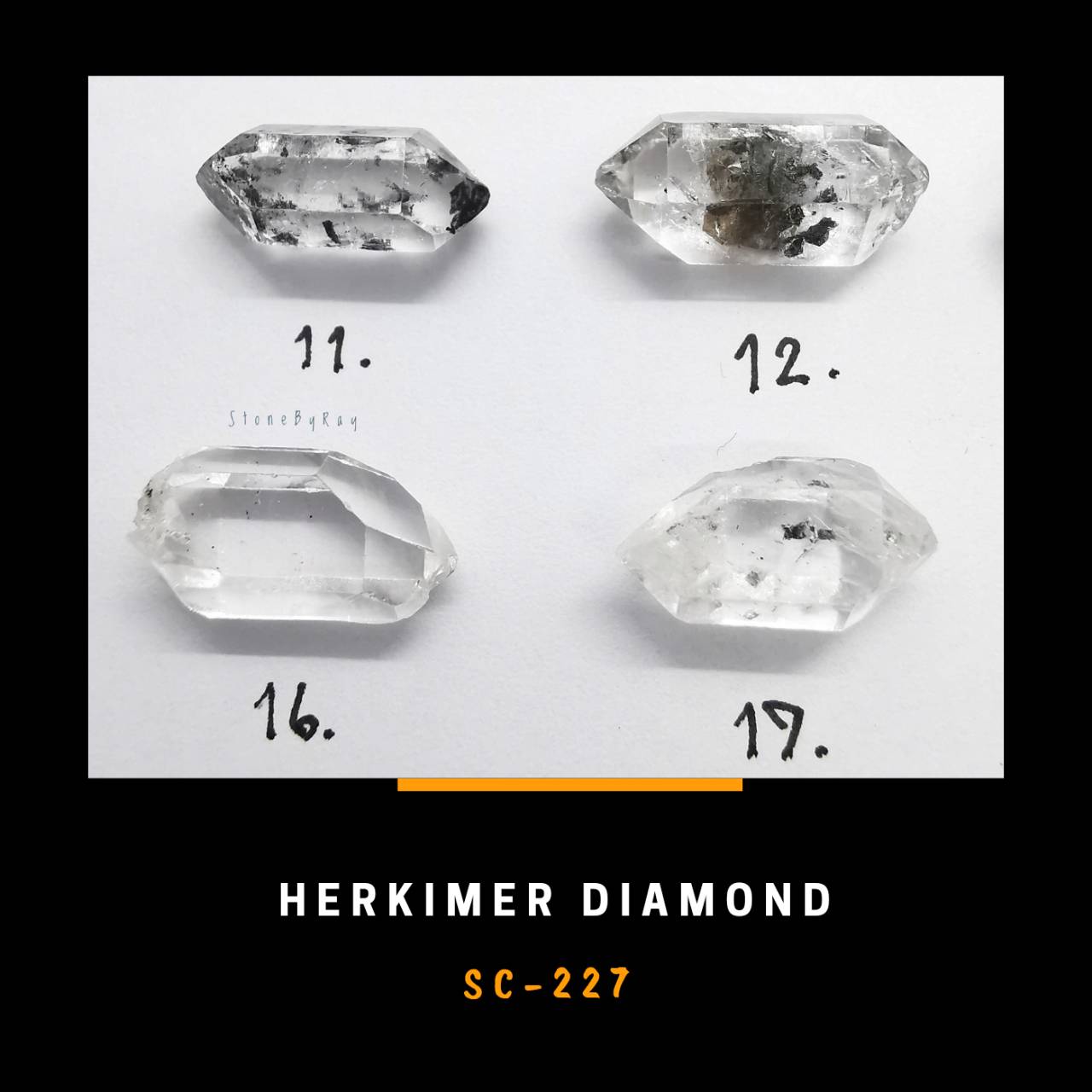 หินคริสตัลเฮอร์คิเมอร์ Herkimer Diamond