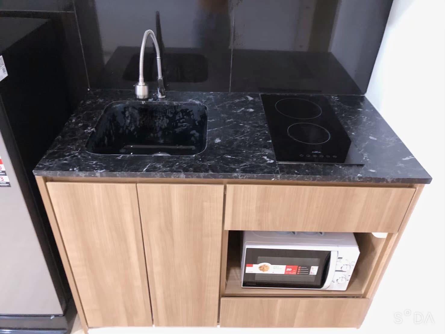 ให้เช่าห้องแบบ 1ห้องนอน 1ห้องน้ำ โซนพื้นที่ MRT ห้วยขว้าง คอนโด Than Living Ratchada-Prachautit (แดน ลิฟวิ่ง รัชดา-ประชาอุทิศ) ขนาดห้อง 34 ตรม. ชั้น 7