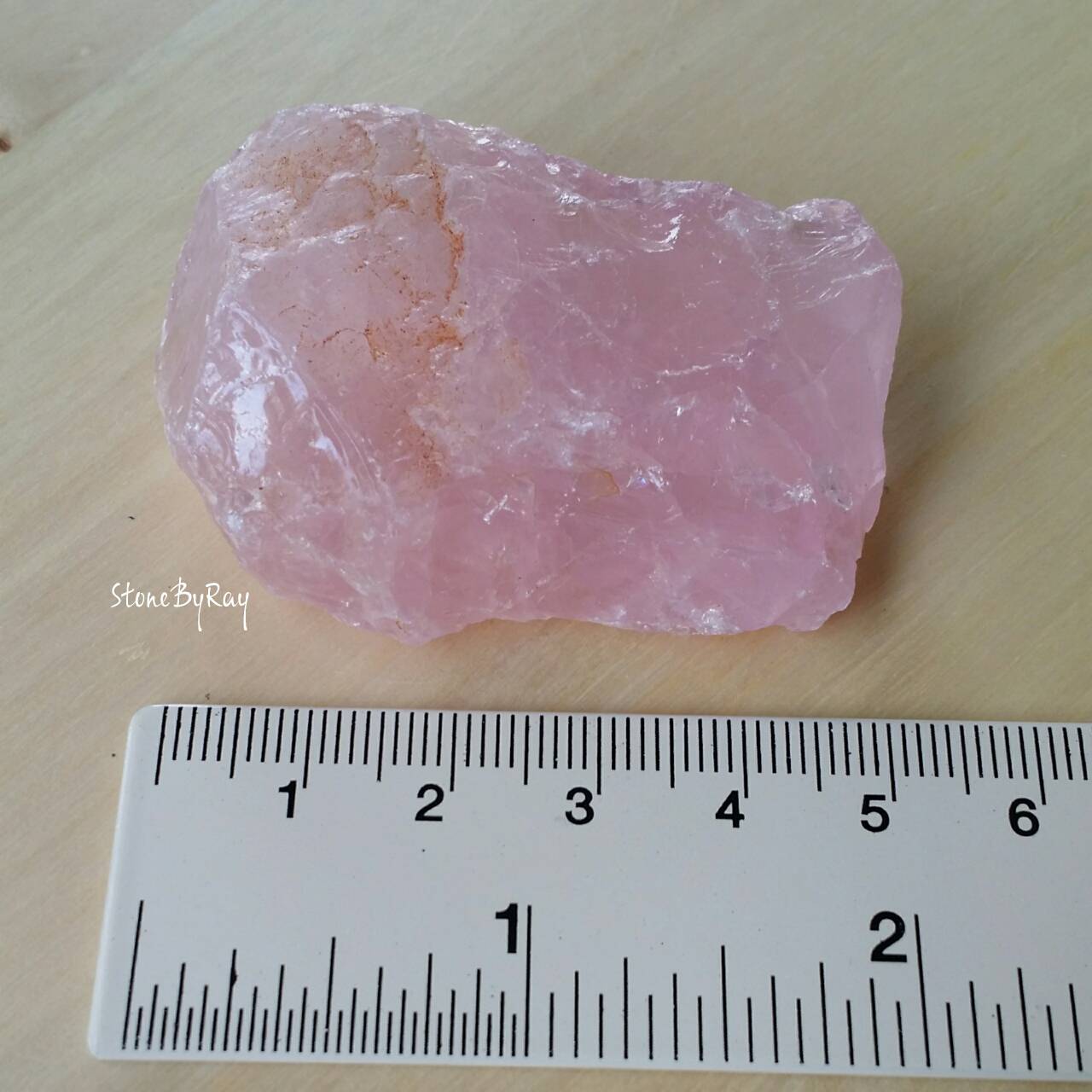 หินโรสควอตซ์ก้อนธรรมชาติ(Rose Quartz)