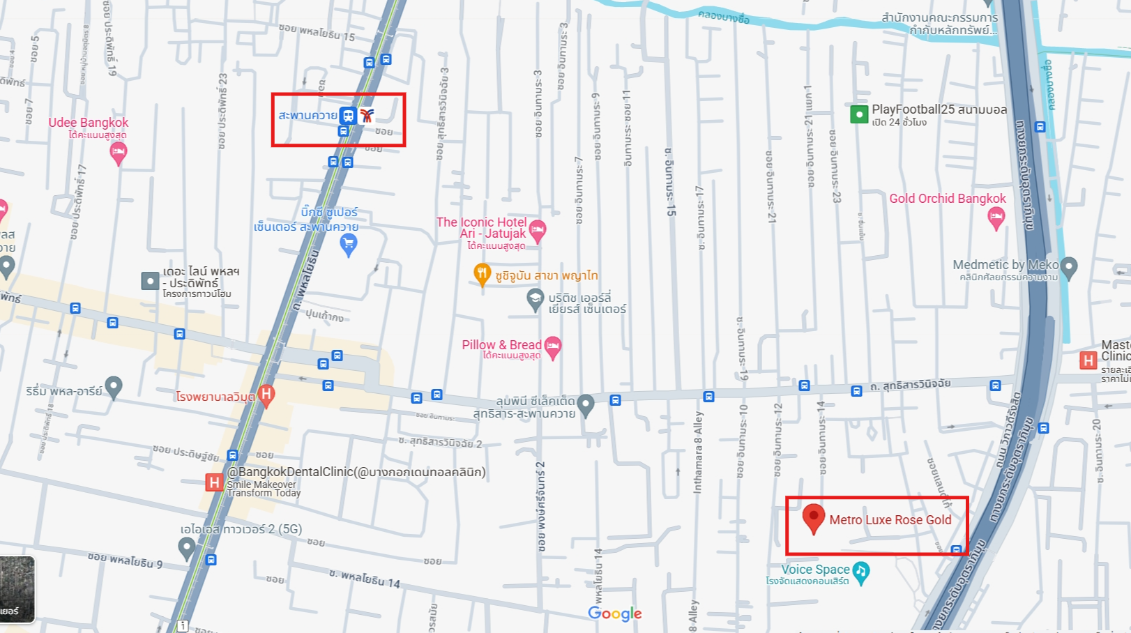 ปล่อยเช่าคอนโด เมโทรลักซ์ โรสโกลด์ พหลฯ-สุทธิสาร (Metro Luxe Rose Gold Phahol-Sutthisan) - 2ห้องนอน 2ห้องน้ำ 1ห้องครัว 1ห้องนั่งเล่น - ใกล้ BTSสะพานควาย - ขนาดห้อง 53 ตรม. ชั้น 8 ตึก A