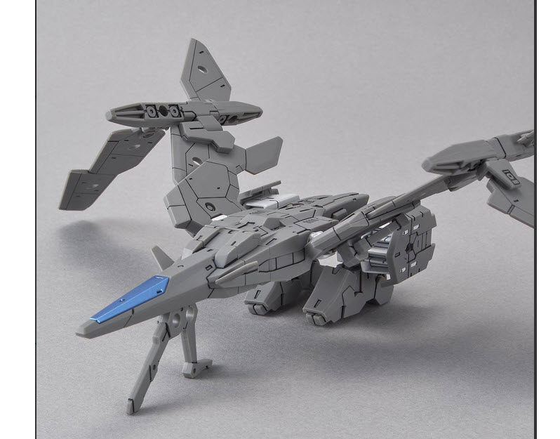 Bandai 4573102595492 30MM 1/144 EXTENDED ARMAMENT VEHICLE (AIR FIGHTER VER.)[GRAY]