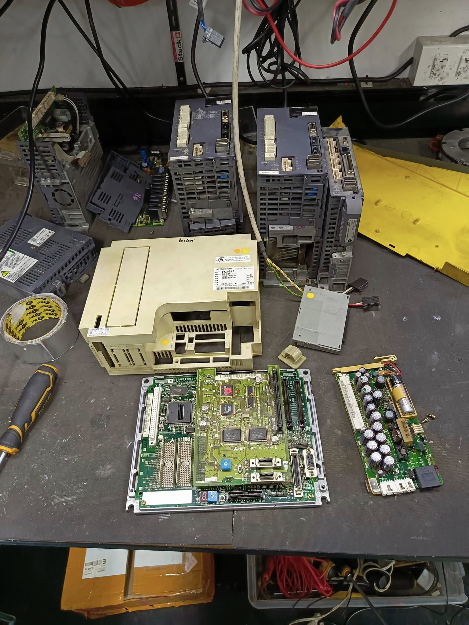 งานรอซ่อม board cnc Mitsubishi