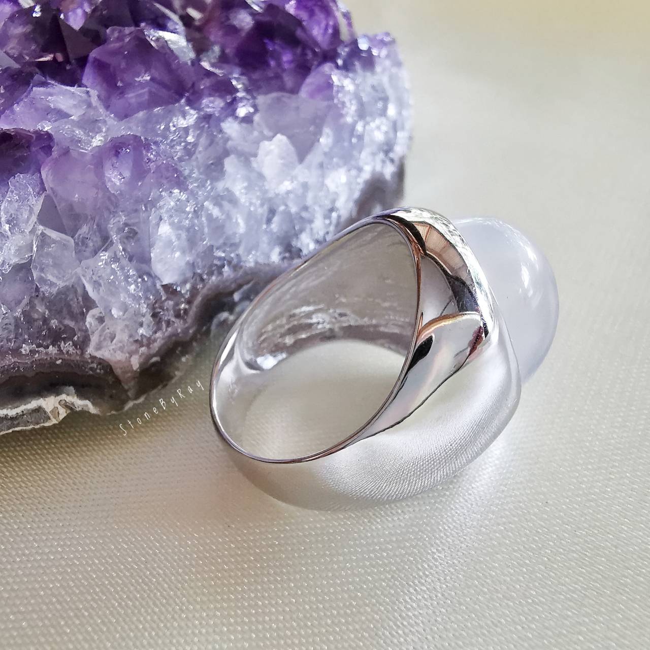 แหวนหินมิลกี้ควอตซ์ Milky Quartz
