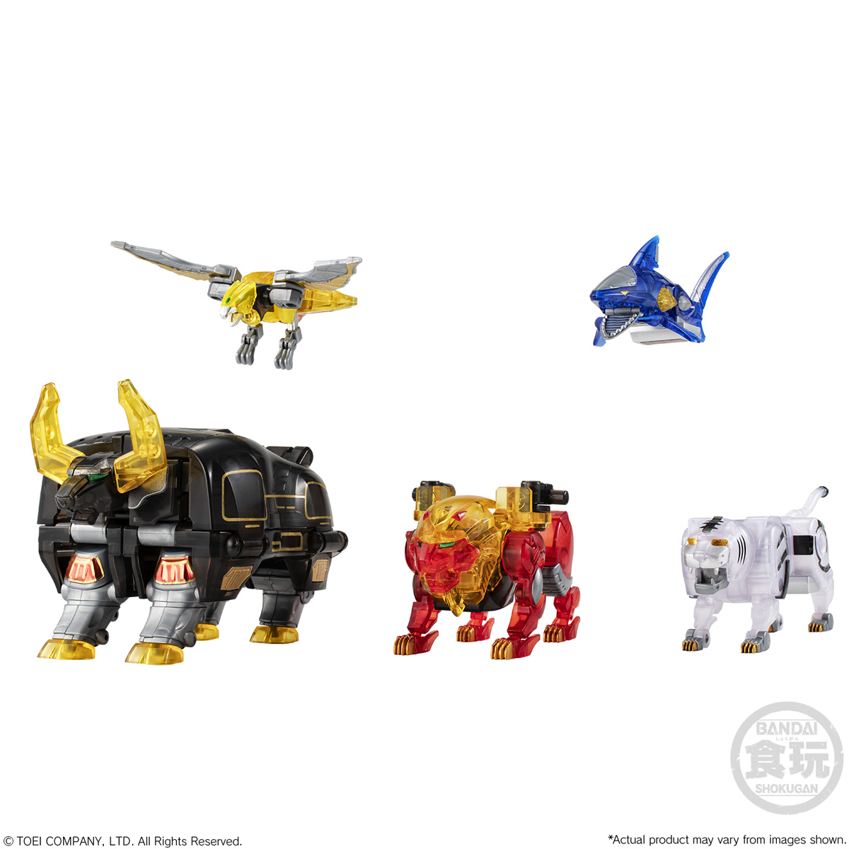 Preorderเข้า 10-11/2025 รบกวนสั่งแยกกับสินค้ารายการอื่นครับ Bandai SMP HYAKUJU SENTAI GAORANGER GAOKING CLEAR VER.W/O CANDY