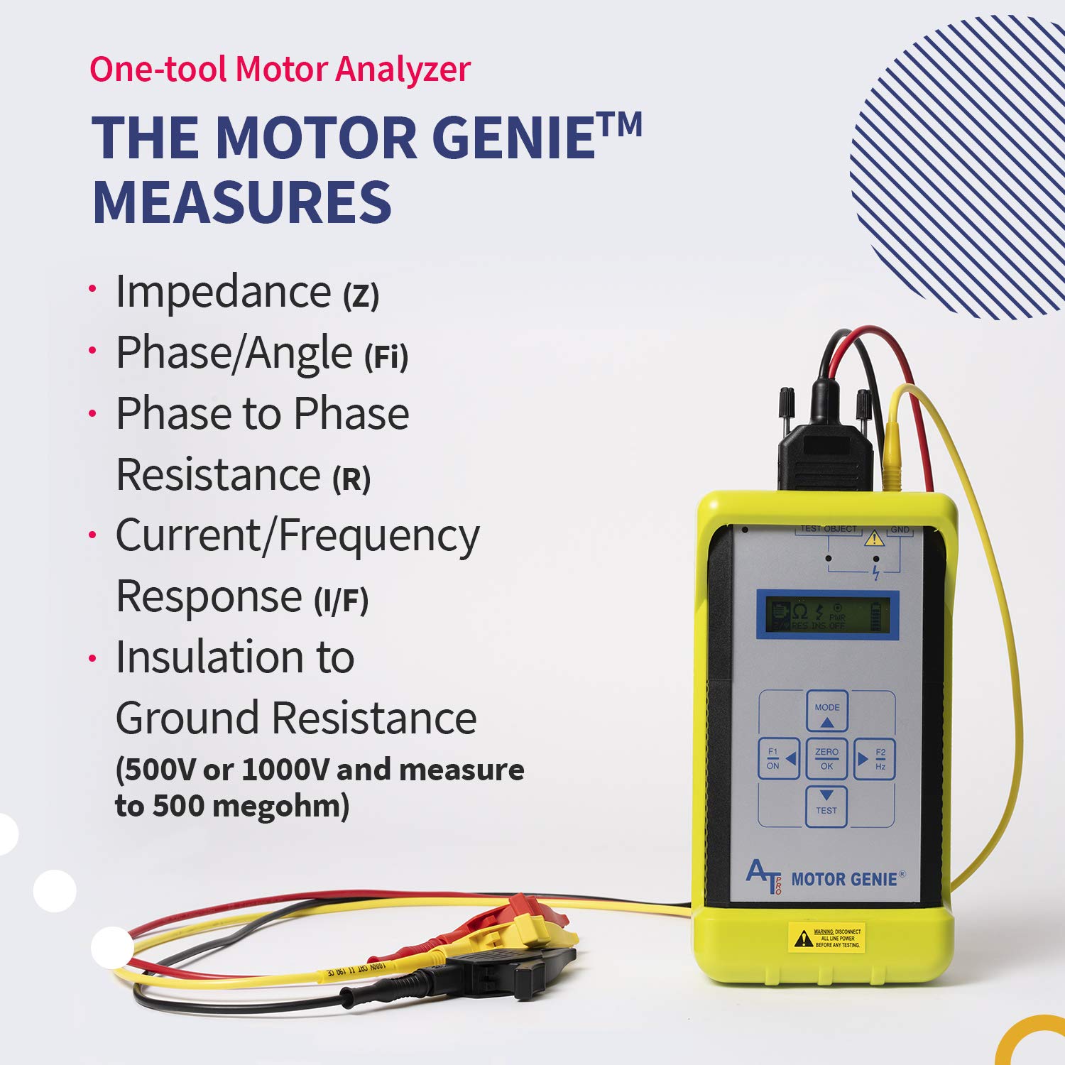เครื่องตรวจสอบสภาพมอเตอร์ MOTOR GENIE®