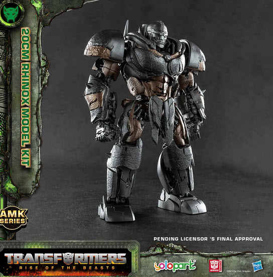 yolopart 4897131750050 Rhinox (20 cm): Transformers: Rise of the Beasts