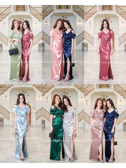 kudapy กล่องสุ่มเดรสไปงาน เดรสไปงานแต่ง แจ้งขนาดไซต์ให้แม่ค้าได้ค่ะ เลือกแบบไม่ได้นะคะ