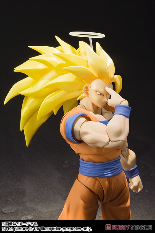 Bandai 4573102668738 S.H.FIGUARTS SUPER SAIYAN 3 GOKU REISSUE