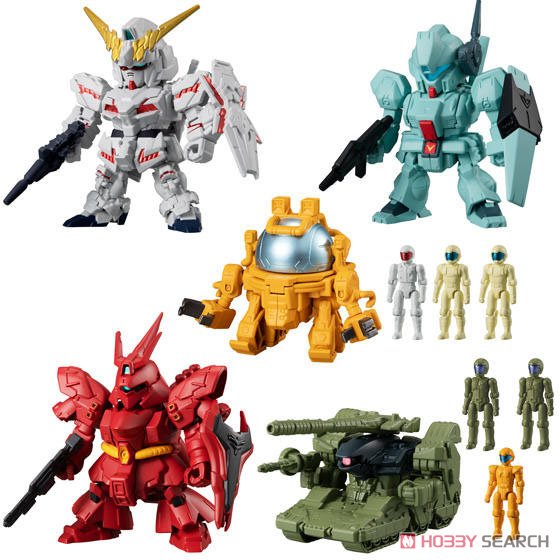 4549660424529 mobile suit gundam micro wars#4 (set of 5)