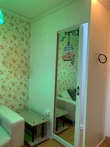 ให้เช่า Life @ Ratchada (ไลฟ์ แอท รัชดา) เฟอร์ครบมีเครื่องซักผ้าเพียง12,000