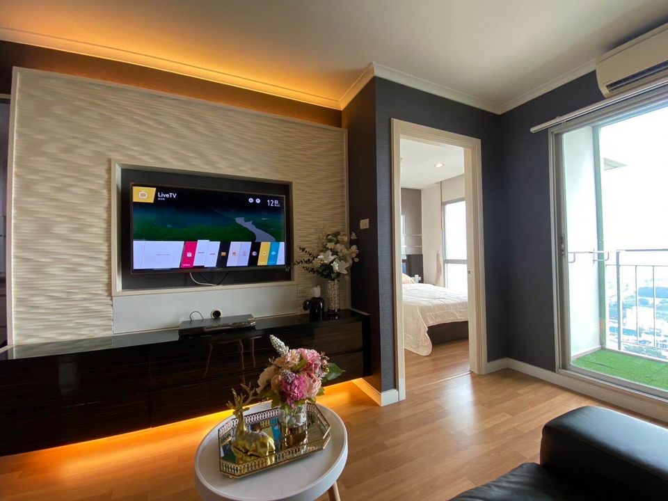 ปล่อยเช่าคอนโด Lumpini Park Riverside Rama 3 ลุมพินี พาร์ค ริเวอร์ไซด์ พระราม 3 - 1ห้องนอน 1ห้องน้ำ 1ห้องนั่งเล่น - ขนาดห้อง 34 ตรม. ชั้น 26A