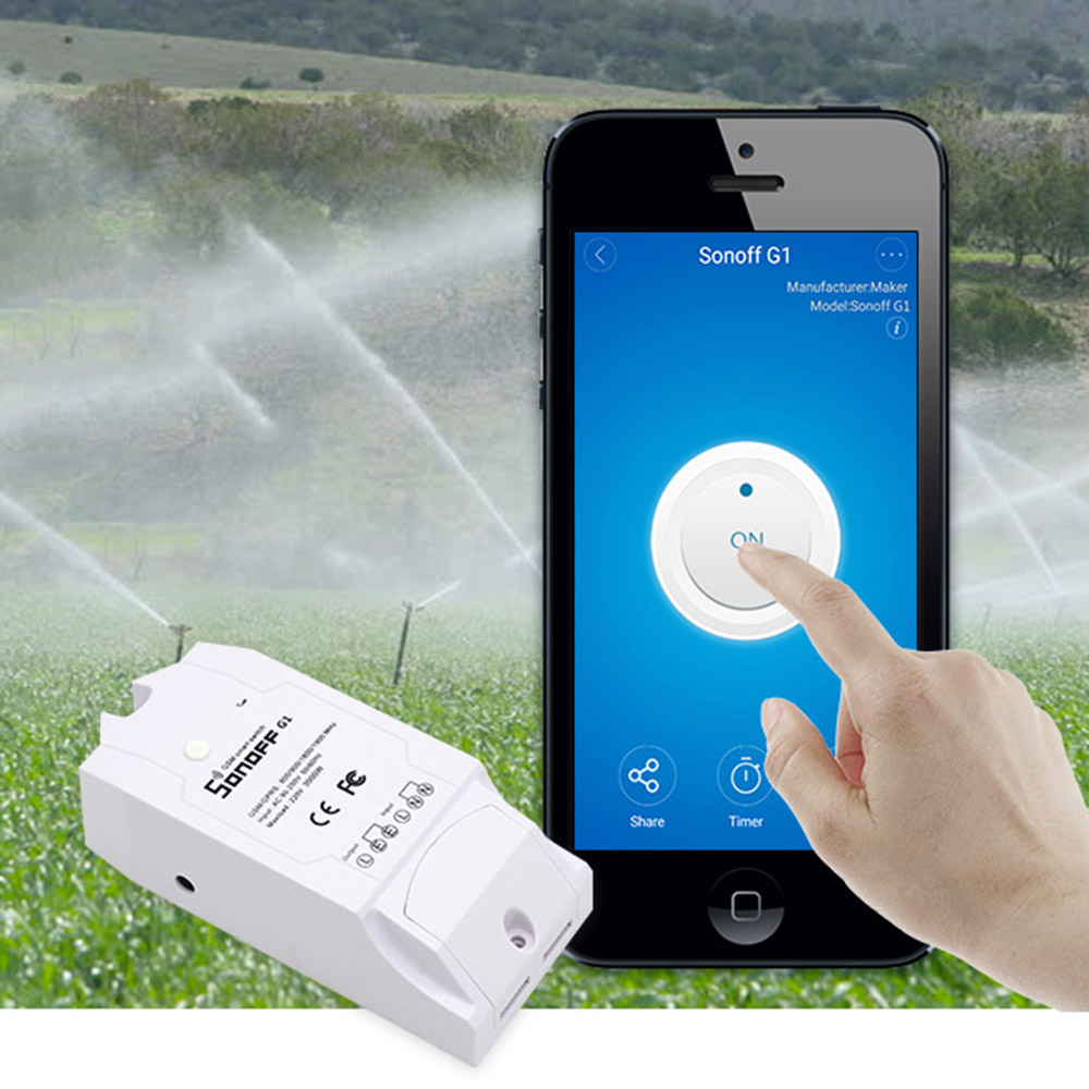 SONOFF G1 : สวิตซ์ควบคุมเปิดปิดไร้สายซิมโทรศัพท์ (SIM Card)