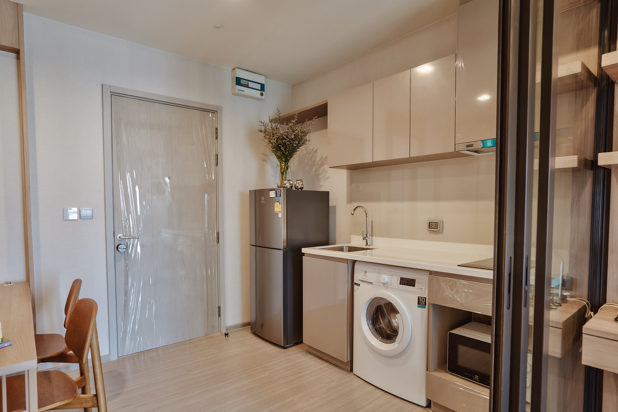 คอนโด Life Sukhumvit 62 (ไลฟ์ สุขุมวิท 62) High Rise โซนพื้นที่ BTSบางจาก ให้เช่าห้องแบบ One bed plus 1ห้องน้ำ ขนาดห้อง 38 ตรม. ชั้น 11