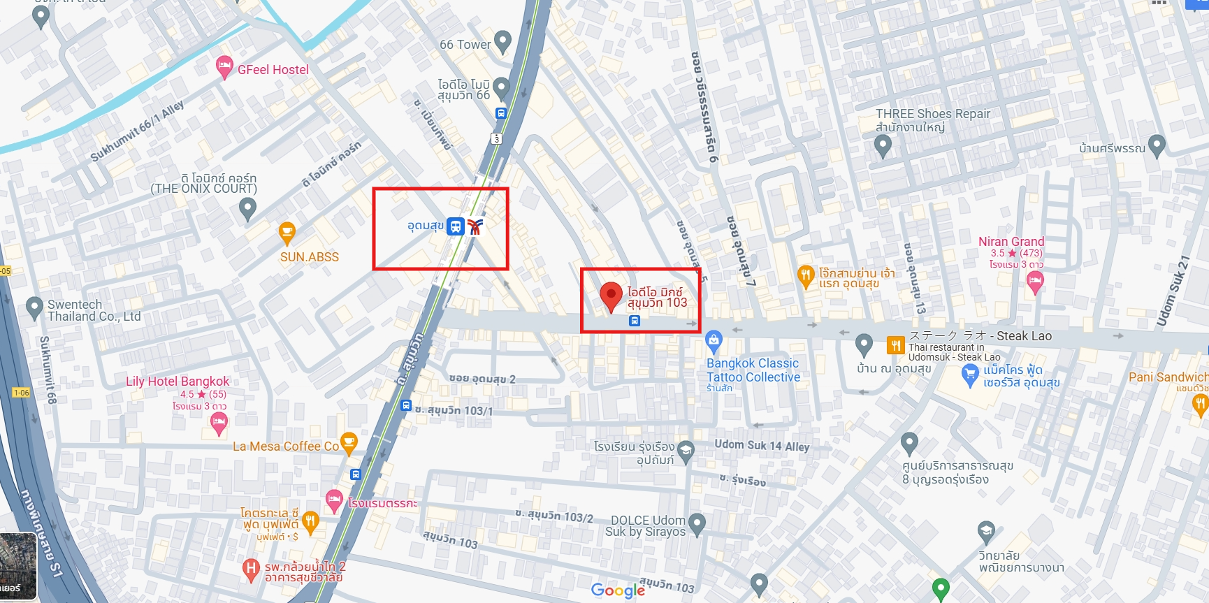 ให้เช่าคอนโด Ideo Mix Sukhumvit 103 (ไอดีโอ มิกซ์ สุขุมวิท 103) โซน รถไฟฟ้า BTS อุดมสุข ห้องแบบ 1ห้องนอน / 1ห้องน้ำ ขนาดห้อง 31 ตรม. ชั้น 10 ตึก B