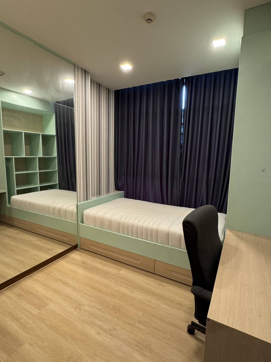 ให้เช่าห้องแบบ 2ห้องนอน 2ห้องน้ำ โซนพื้นที่ BTS บางนา คอนโด The Coast Condominium (เดอะ โคสต์ คอนโดมิเนียม) High Rise ขนาดห้อง 58 ตรม. ชั้น 28 ตึก A