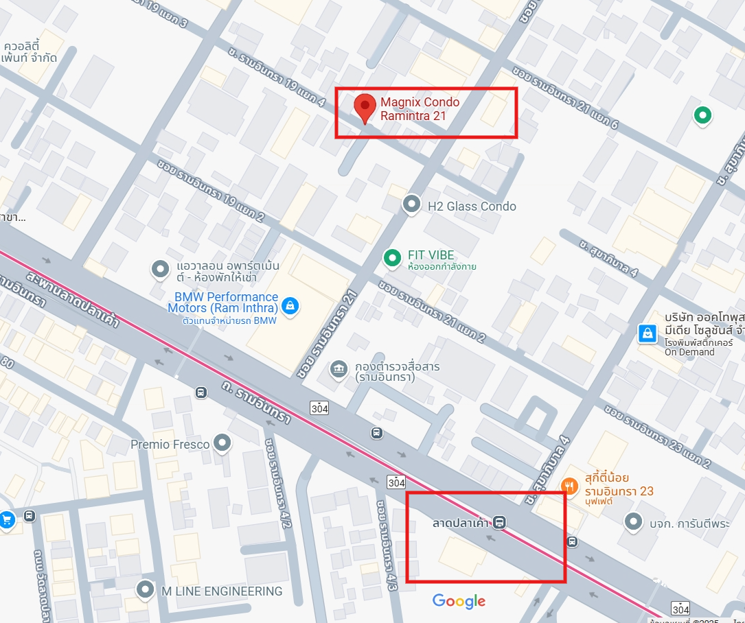 ปล่อยเช่า แม็กนิกซ์ รามอินทรา 21 (MAGNIX Ramintra 21) - โซนพื้นที่ MRT ลาดปลาเค้า 1ห้องนอน 1ห้องน้ำ - ขนาดห้อง 24 ตรม. - ให้เช่า 10,000 ต่อเดือน