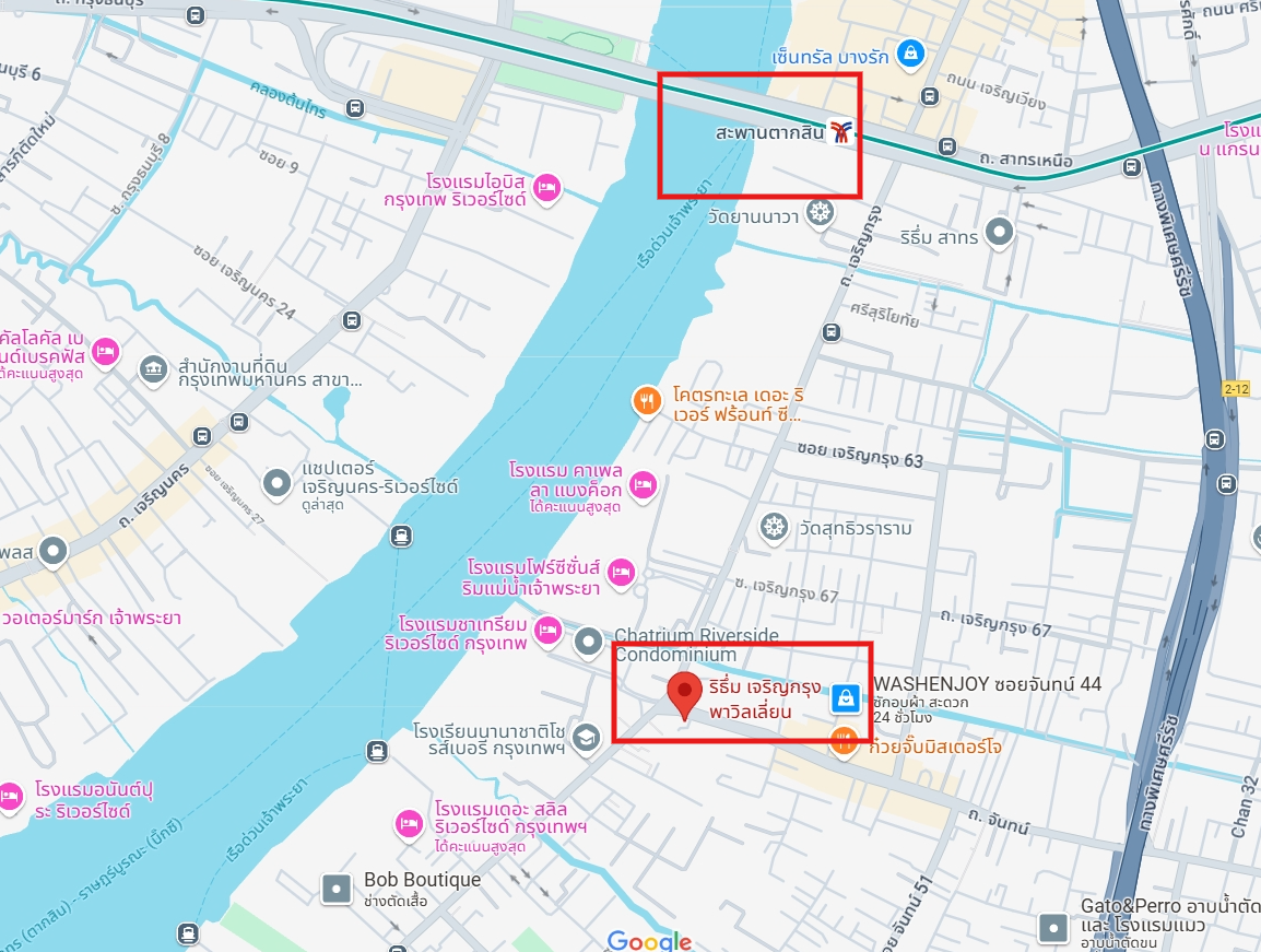 ให้เช่าคอนโด RHYTHM Charoenkrung Pavillion (ริทึ่ม เจริญกรุง พาวิลเลี่ยน) - โซนพื้นที่ BTS สะพานตากสิน - ห้องแบบ 1ห้องนอน 1ห้องน้ำ 1ครัว