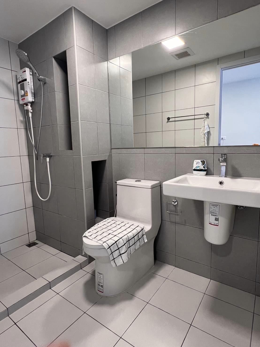 ปล่อยเช่าคอนโด Plum Condo Sukhumvit 62 (พลัม คอนโด สุขุมวิท 62) - เฟอร์เครื่องใช้ไฟฟ้าครบครั้น - ใกล้ BTSบางจาก