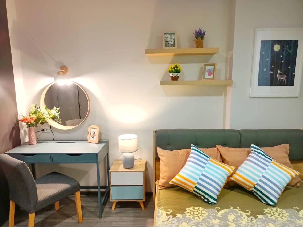 คอนโด IDEO Chula - Samyan (ไอดีโอ จุฬา - สามย่าน) High Rise โซนพื้นที่ จุฬา MRT สามย่าน ให้เช่าห้องแบบ 1ห้องนอน 1ห้องน้ำ ขนาดห้อง 35 ตรม. ชั้น 5 ตึกB