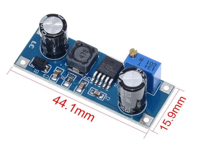 XL7015 Step-Down Module 5V-80V Wide Voltage โมดูลแปลงไฟจาก 5-80V เป็น 5-20V กระแส 0.8A แบบปรับค่าได้