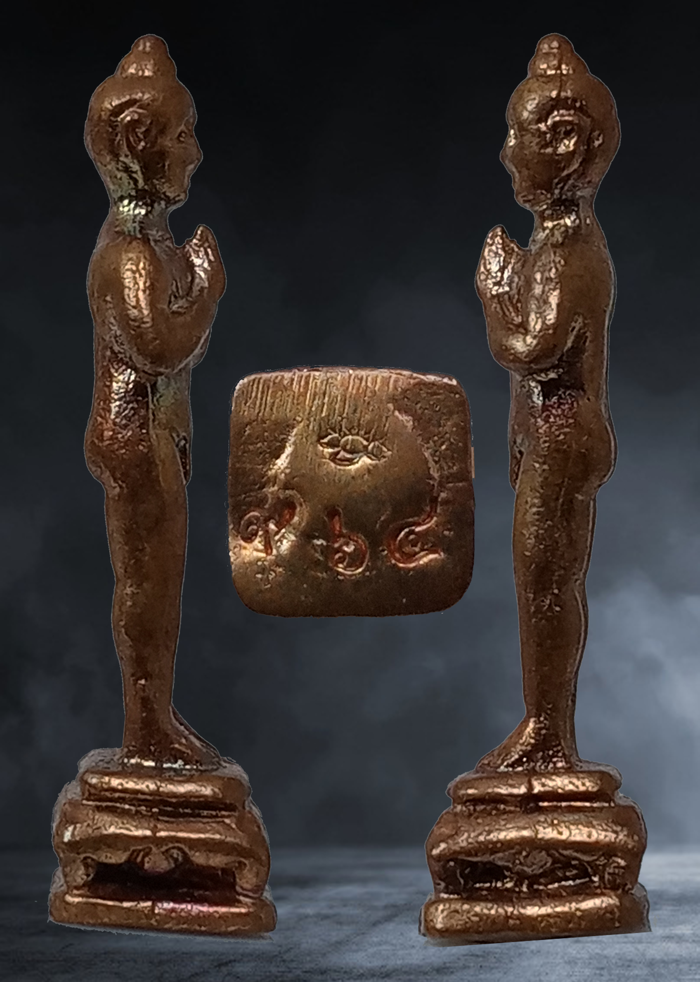 รูปหล่อ ไอ้ไข่ เด็กวัเจดีย์ วัดบ้านหัวรัง จ.กาญจนบุรี รุ่น ๑ ปี ๒๕๖๓