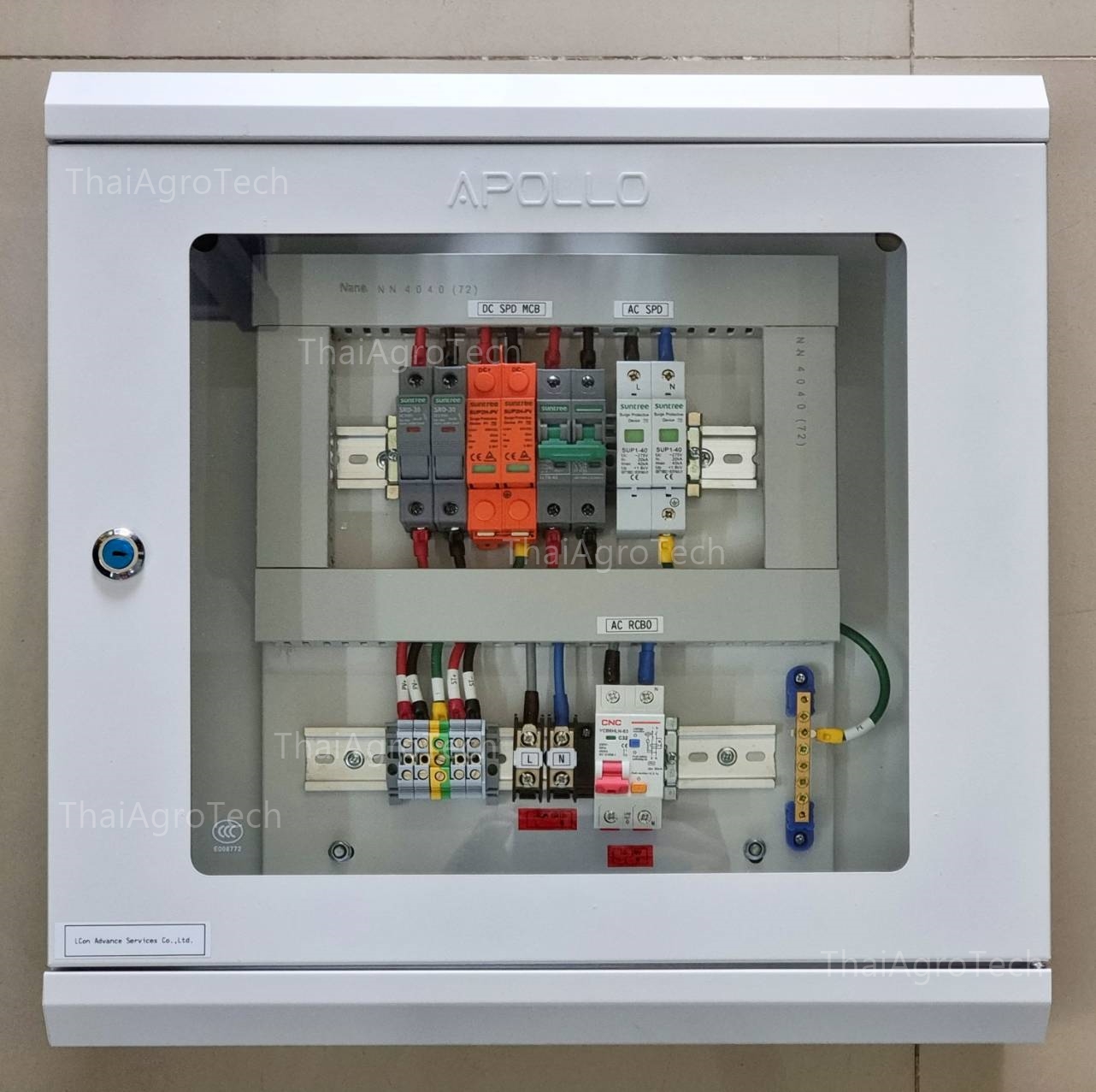 ตู้คอมบายเนอร์ AC-DC combiner 3kw-5kw 1string 1phase ใช้กับงานติดตั้งระบบโซล่าเซลล์ แบบ 1 สตริง ขนาด 3-5 กิโลวัตต์ 1เฟส AC RCBO ไฟรั่ว ไฟดูด ตู้ภายในหน้ากระจก