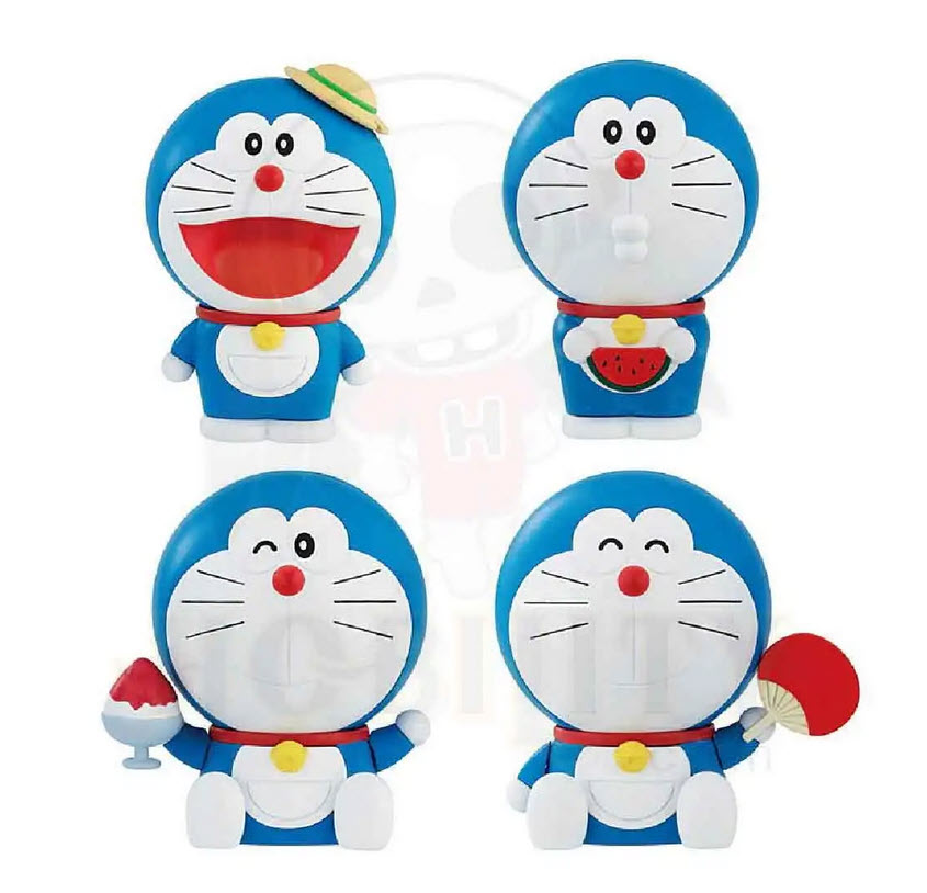4549660767596 (set4) capchara doraemon summer ได้ครบ 4 แบบ