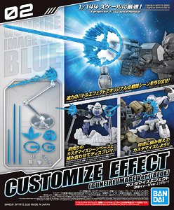 (เหลือ1ชิ้น) 4573102605795 CUSTOMIZE EFFECT (GUNFIRE IMAGE VER.) [BLUE] ไม่รวมหุ่น