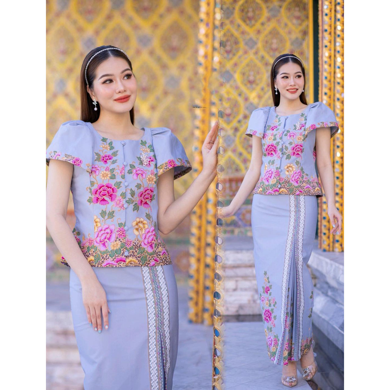 kudapy ชุดเซ็ทผ้าคอตตอนพิมพ์ลายสีสดใส ลายสวย ผ้าไม่บางใส ไม่เห็นชั้นใน สีไม่ตก ผ้าไม่ยืดไม่หด