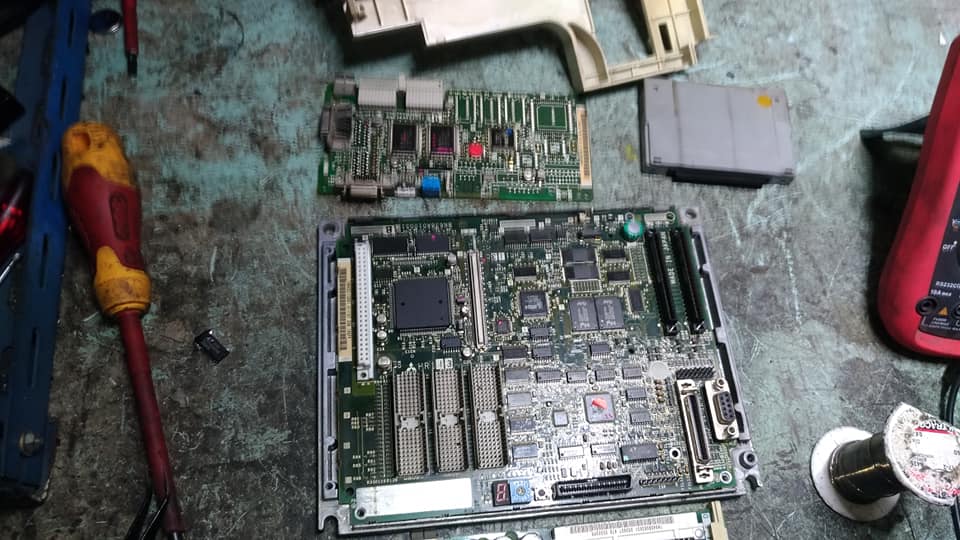 ซ่อม Main board Mitsubishi M64 CNC Controller